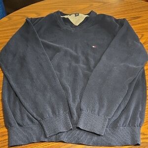 Tommy Hilfiger Navy Blue V-Neck